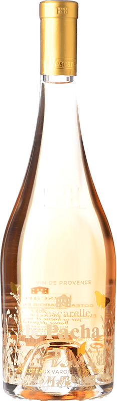 15,95 € 免费送货 | 玫瑰酒 Château de l'Escarelle Le Pacha Rosé A.O.C. Côtes de Provence 普罗旺斯 法国 Syrah, Grenache, Cinsault 瓶子 75 cl