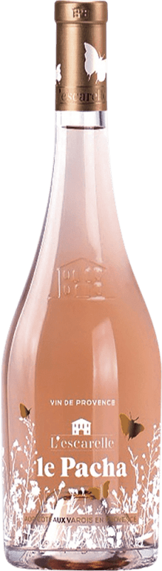 19,95 € Spedizione Gratuita | Vino Rosato Château de l'Escarelle Le Pacha Rosé — Rosato A.O.C. Côtes de Provence Provenza Francia Syrah, Garnacha — Grenache, Cinsault Bottiglia 75 cl