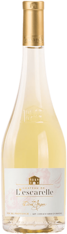 19,95 € Free Shipping | White wine Château de l'Escarelle Les Deux Anges Young A.O.C. Côtes de Provence Provence France Syrah, Grenache, Cinsault Bottle 75 cl