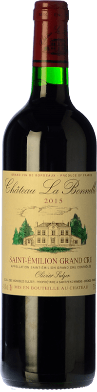 23,95 € Free Shipping | Red wine Château La Bonnelle Aged A.O.C. Saint-Émilion Grand Cru Bordeaux France Merlot, Cabernet Franc Bottle 75 cl