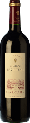 35,95 € Бесплатная доставка | Красное вино Château Le Coteau старения A.O.C. Margaux Бордо Франция Merlot, Cabernet Sauvignon, Cabernet Franc, Petit Verdot бутылка 75 cl