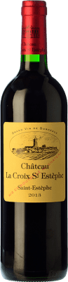 32,95 € Free Shipping | Red wine Château Le Crock Château La Croix Aged A.O.C. Saint-Estèphe Bordeaux France Merlot, Cabernet Sauvignon, Cabernet Franc, Petit Verdot Bottle 75 cl