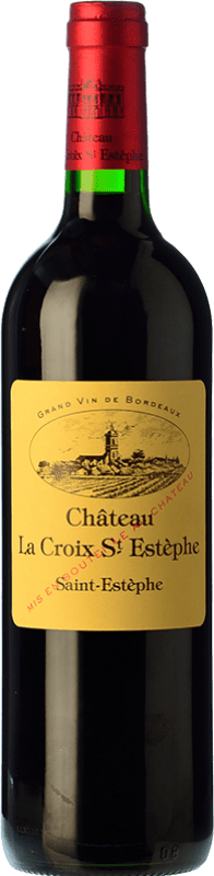 33,95 € Envio grátis | Vinho tinto Château Le Crock Château La Croix Crianza A.O.C. Saint-Estèphe Bordeaux França Merlot, Cabernet Sauvignon, Cabernet Franc, Petit Verdot Garrafa 75 cl