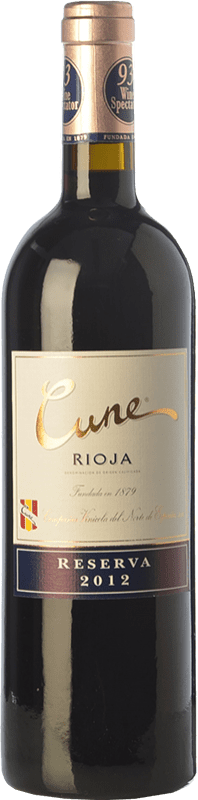 41,95 € Kostenloser Versand | Rotwein Norte de España - CVNE Cune Reserve — Gereift D.O.Ca. Rioja La Rioja Spanien Tempranillo, Garnacha — Grenache, Graciano, Mazuelo Magnumflasche 1,5 L