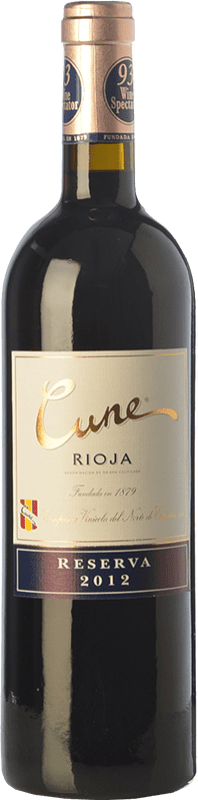 35,95 € Envoi gratuit | Vin rouge Norte de España - CVNE Cune Réserve D.O.Ca. Rioja La Rioja Espagne Tempranillo, Graciano, Mazuelo, Grenache Tintorera Bouteille Magnum 1,5 L