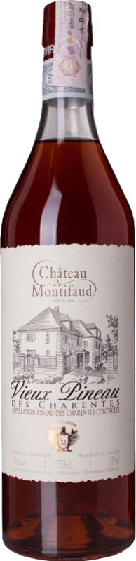 143,95 € Envío gratis | Licores Château Montifaud Vieux Rouge A.O.C. Pineau des Charentes Francia San Colombano Botella 75 cl