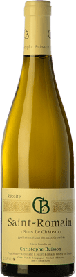 38,95 € Spedizione Gratuita | Vino Bianco Christophe Buisson Saint Romain Crianza — Invecchiato in Botte A.O.C. Côte de Beaune Borgogna Francia Chardonnay Bottiglia 75 cl
