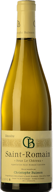 37,95 € Бесплатная доставка | Белое вино Christophe Buisson Saint-Romain Blanc старения A.O.C. Côte de Beaune Бургундия Франция Chardonnay бутылка 75 cl