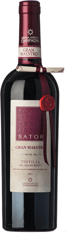 49,95 € Free Shipping | Red wine Cianfagna Sator Gran Maestro D.O.C. Molise Molise Italy Tintilla Bottle 75 cl