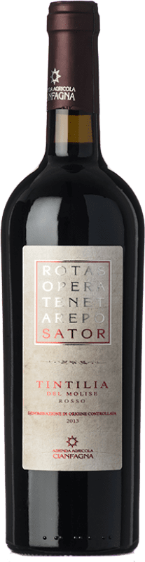 22,95 € 免费送货 | 红酒 Cianfagna Sator D.O.C. Molise 莫利塞 意大利 Tintilla 瓶子 75 cl