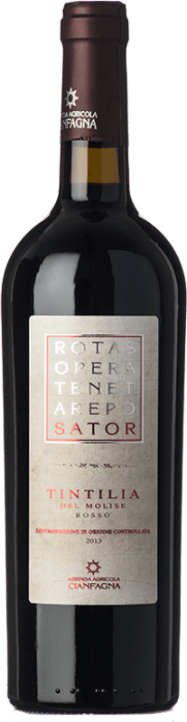23,95 € Envio grátis | Vinho Tinto Cianfagna Sator D.O.C. Molise Molise Itália Tintilla 75 cl