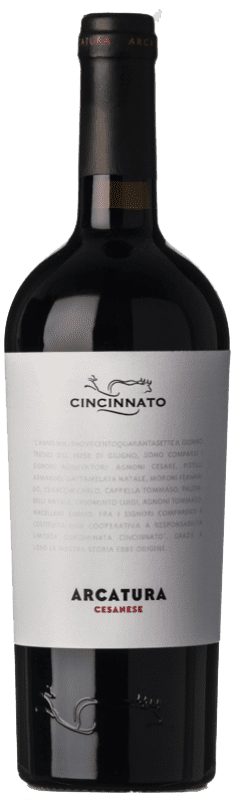 12,95 € Kostenloser Versand | Rotwein Cincinnato Arcatura I.G.T. Lazio Latium Italien Cesanese Flasche 75 cl
