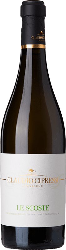 17,95 € Free Shipping | White wine Claudio Cipressi Le Scoste D.O.C. Molise Molise Italy Trebbiano Bottle 75 cl