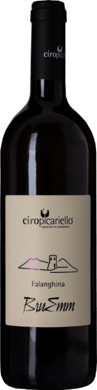 15,95 € Envío gratis | Vino blanco Ciro Picariello BruEmm I.G.T. Campania Campania Italia Falanghina Botella 75 cl