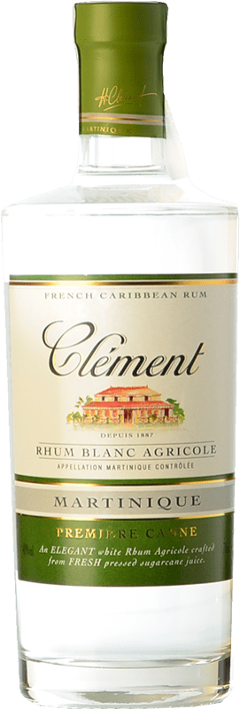 29,95 € Envío gratis | Ron Clément Blanc Première Canne Martinica Botella 70 cl
