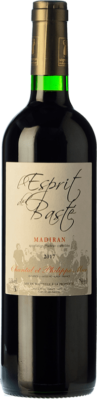 12,95 € Free Shipping | Red wine Clos Basté Esprit de Basté Young A.O.C. Madiran Pyrenees France Cabernet Franc, Tannat Bottle 75 cl