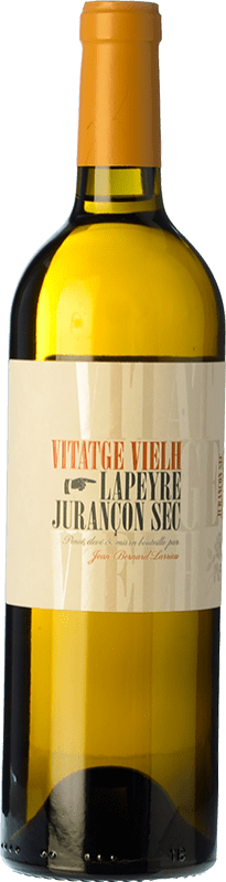 19,95 € Envio grátis | Vinho branco Clos Lapeyre Sec Vitatge Vielh Crianza A.O.C. Jurançon Pirinéus França Petit Manseng, Gros Manseng, Petit Corbu Garrafa 75 cl