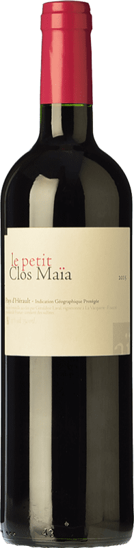 17,95 € Бесплатная доставка | Красное вино Clos Maïa Le Petit Clos Молодой I.G.P. Vin de Pays de l'Hérault Лангедок Франция Syrah, Grenache, Carignan бутылка 75 cl