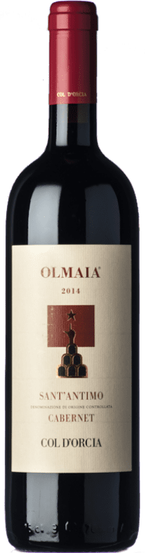 42,95 € Бесплатная доставка | Красное вино Col d'Orcia Olmaia D.O.C. Sant'Antimo Тоскана Италия Cabernet Sauvignon бутылка 75 cl