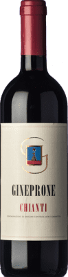 15,95 € 免费送货 | 红酒 Col d'Orcia Gineprone D.O.C.G. Chianti 托斯卡纳 意大利 Sangiovese 瓶子 75 cl