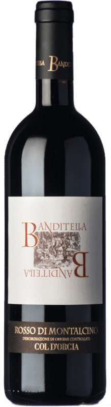 22,95 € Kostenloser Versand | Rotwein Col d'Orcia Banditella D.O.C. Rosso di Montalcino Toskana Italien Sangiovese Flasche 75 cl