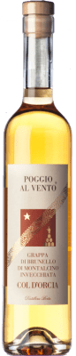 37,95 € Free Shipping | Grappa Col d'Orcia Brunello Poggio al Vento I.G.T. Grappa Toscana Tuscany Italy Medium Bottle 50 cl