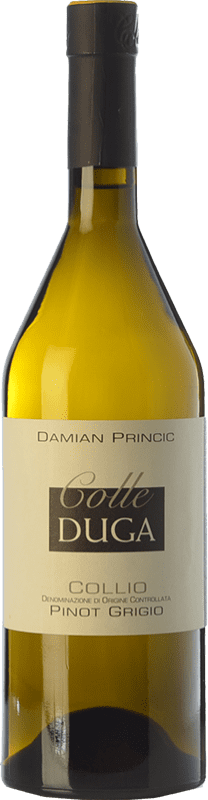 23,95 € Spedizione Gratuita | Vino bianco Colle Duga D.O.C. Collio Goriziano-Collio Friuli-Venezia Giulia Italia Pinot Grigio Bottiglia 75 cl