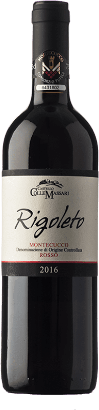 13,95 € Бесплатная доставка | Красное вино ColleMassari Rigoleto D.O.C. Montecucco Тоскана Италия Sangiovese, Montepulciano, Ciliegiolo бутылка 75 cl