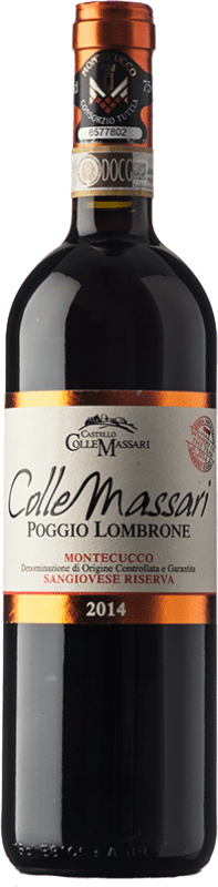 38,95 € Бесплатная доставка | Красное вино ColleMassari Poggio Lombrone Резерв D.O.C. Montecucco Sangiovese Тоскана Италия Sangiovese бутылка 75 cl