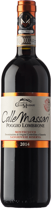 38,95 € Free Shipping | Red wine ColleMassari Poggio Lombrone Reserve D.O.C. Montecucco Sangiovese Tuscany Italy Sangiovese Bottle 75 cl