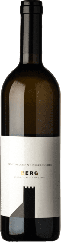 18,95 € Spedizione Gratuita | Vino bianco Colterenzio Berg D.O.C. Alto Adige Trentino-Alto Adige Italia Pinot Bianco Bottiglia 75 cl