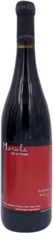 18,95 € Envoi gratuit | Vin rouge Gérard Marula J'ai vu rouge Loire France Merlot Biologique Bouteille 75 cl