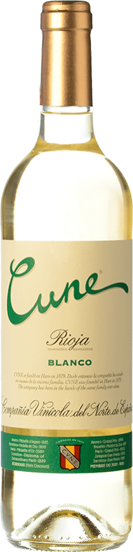 7,95 € Envoi gratuit | Vin Blanc Norte de España - CVNE Cune D.O.Ca. Rioja La Rioja Espagne Viura Bouteille 75 cl