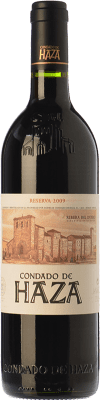 31,95 € Бесплатная доставка | Красное вино Condado de Haza Резерв D.O. Ribera del Duero Кастилия-Леон Испания Tempranillo бутылка 75 cl