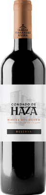 37,95 € 送料無料 | 赤ワイン Condado de Haza レセルバ D.O. Ribera del Duero カスティーリャ・イ・レオン スペイン Tempranillo — テンプラニーリョ 75 cl