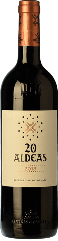 18,95 € Free Shipping | Red wine Condado de Haza 20 Aldeas Aged I.G.P. Vino de la Tierra de Castilla y León Castilla y León Spain Tempranillo Bottle 75 cl