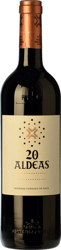 19,95 € Free Shipping | Red wine Condado de Haza 20 Aldeas Aged I.G.P. Vino de la Tierra de Castilla y León Castilla y León Spain Tempranillo Organic Bottle 75 cl