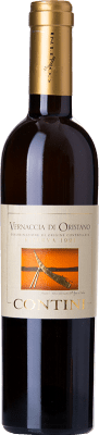 44,95 € Envio grátis | Vinho branco Contini Reserva D.O.C. Vernaccia di Oristano Sardenha Itália Vernaccia Meia Garrafa 37 cl