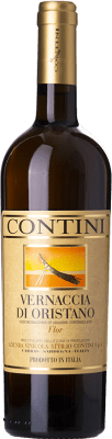 27,95 € Spedizione Gratuita | Vino bianco Contini D.O.C. Vernaccia di Oristano sardegna Italia Vernaccia Bottiglia 75 cl