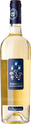12,95 € Envoi gratuit | Vin blanc Contini Pariglia D.O.C. Vermentino di Sardegna Sardaigne Italie Vermentino Bouteille 75 cl
