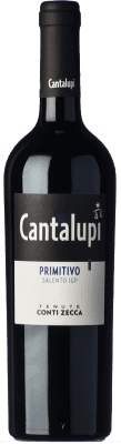 9,95 € Бесплатная доставка | Красное вино Conti Zecca Cantalupi I.G.T. Salento Апулия Италия Primitivo — Примитиво 75 cl