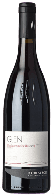 28,95 € Envio grátis | Vinho tinto Cortaccia Glen Reserva D.O.C. Alto Adige Trentino-Alto Adige Itália Pinot Preto Garrafa 75 cl