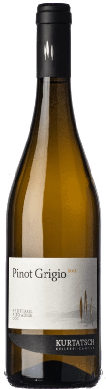 14,95 € Бесплатная доставка | Белое вино Cortaccia D.O.C. Alto Adige Трентино-Альто-Адидже Италия Pinot Gris — Пино Гри Бутылка 75 cl
