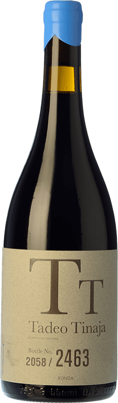 57,95 € Free Shipping | Red wine Los Aguilares Tadeo Tinaja Crianza D.O. Sierras de Málaga Andalusia Spain Petit Verdot Bottle 75 cl