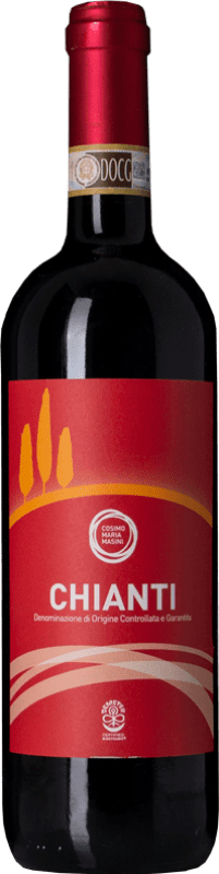 15,95 € 送料無料 | 赤ワイン Maria Masini D.O.C.G. Chianti トスカーナ イタリア Malvasía, Sangiovese, Canaiolo ボトル 75 cl