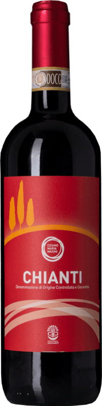15,95 € Spedizione Gratuita | Vino rosso Maria Masini D.O.C.G. Chianti Toscana Italia Malvasía, Sangiovese, Canaiolo Bottiglia 75 cl