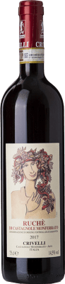 17,95 € Бесплатная доставка | Красное вино Crivelli D.O.C. Ruchè di Castagnole Monferrato Пьемонте Италия Ruchè бутылка 75 cl