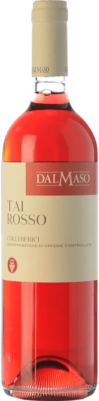 9,95 € Kostenloser Versand | Rotwein Dal Maso Tai Rosso D.O.C. Colli Berici Venetien Italien Flasche 75 cl