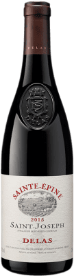 81,95 € 免费送货 | 红酒 Delas Frères Sainte-Épine 岁 A.O.C. Saint-Joseph 罗纳 法国 Syrah 瓶子 75 cl