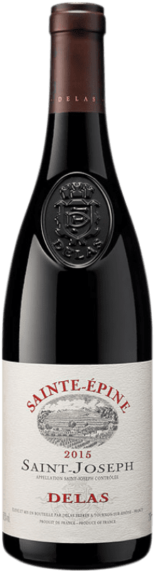 114,95 € 送料無料 | 赤ワイン Delas Frères Sainte-Épine 高齢者 A.O.C. Saint-Joseph ローヌ フランス Syrah ボトル 75 cl